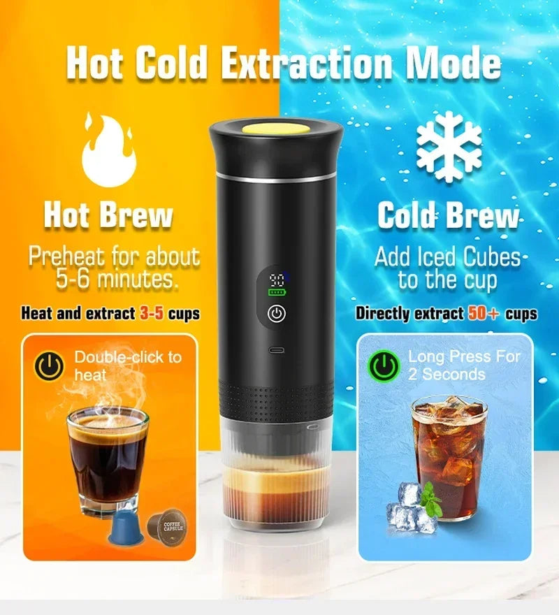 PressGo™ Portable Espresso Machine 2.0 – Brew Coffee Anywhere