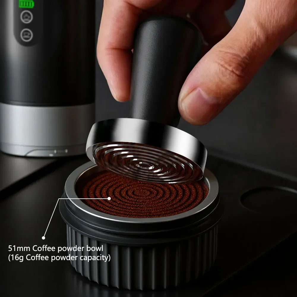 PressGo™ 51mm Stainless Steel Coffee Filter Basket Coffee Powder Bowl